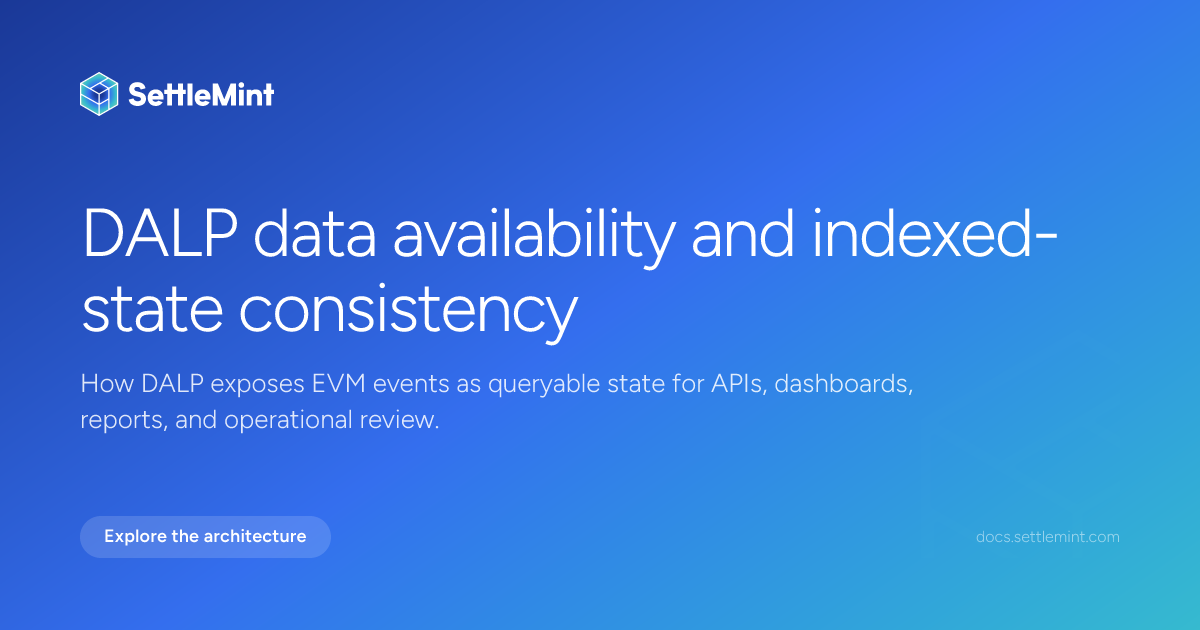 Overview | DALP Documentation | SettleMint